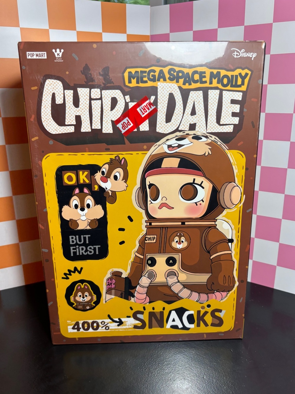 400% MEGA Space Molly Disney Chip n Dale - Chip SEALED